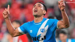 festejo de gol de Falcao García.