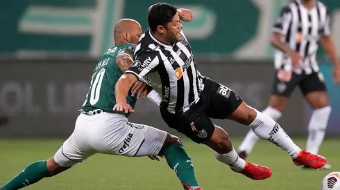 Felipe Melo y Hulk, dos protagonistas del partido.