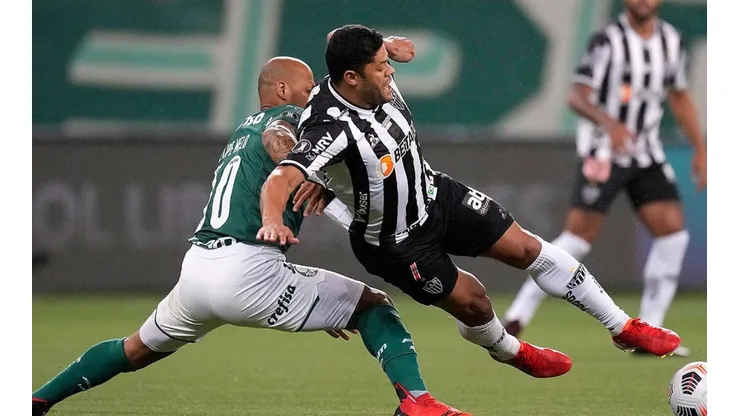 Felipe Melo y Hulk, dos protagonistas del partido.