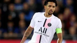 Marquinhos en acción con PSG.