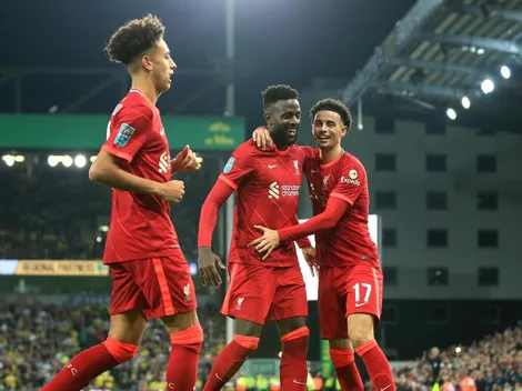 Goleada de Liverpool en la Carabao Cup