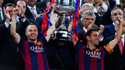 Andrés Iniesta y Xavi Hernández