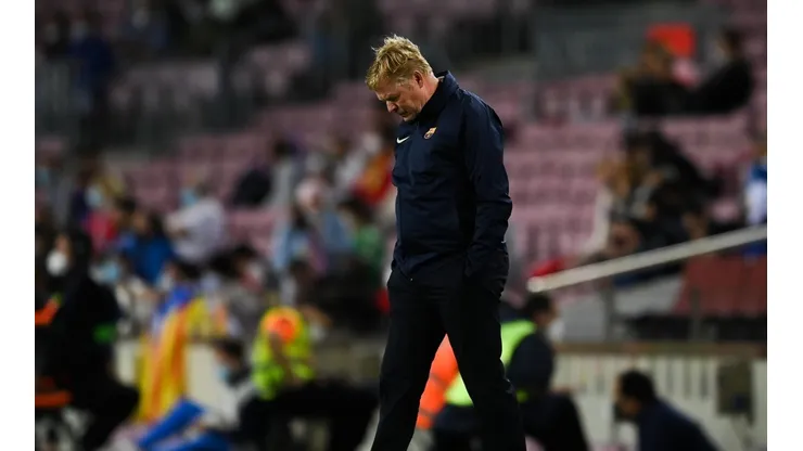 Ronald Koeman en el empate ante Granada.