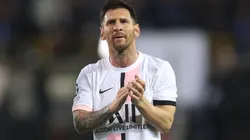 Lionel Messi en un encuentro con PSG.