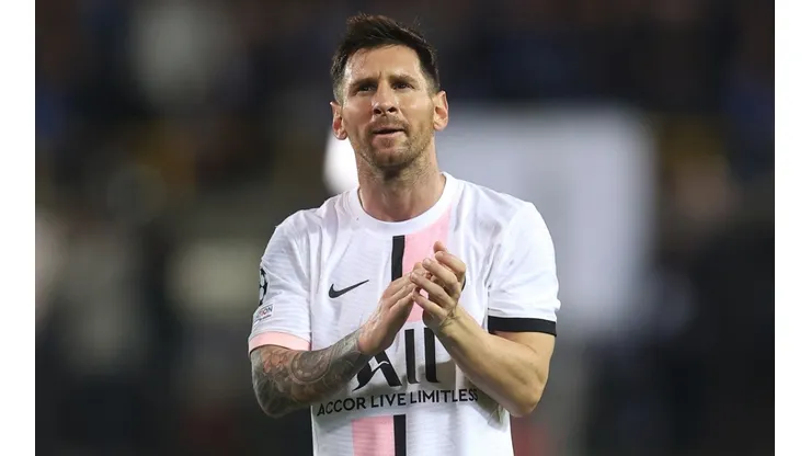 Lionel Messi en un encuentro con PSG.