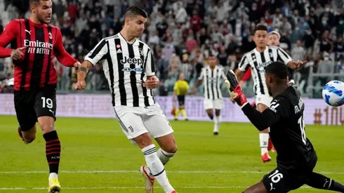 Álvaro Morata, autor del gol de Juventus.