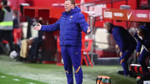 Ronald Koeman, entrenador de Barcelona.
