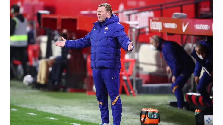 Ronald Koeman, entrenador de Barcelona.
