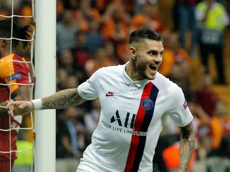 PSG le ganó a Lyon sobre el final con un gol de Mauro Icardi