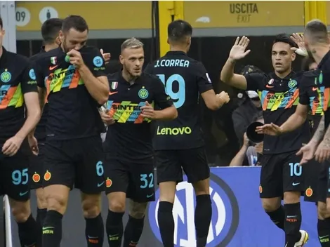 Lautaro Martínez y Vecino se anotan en la exhibición de Inter