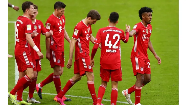 Jugadores del Bayern Munich.