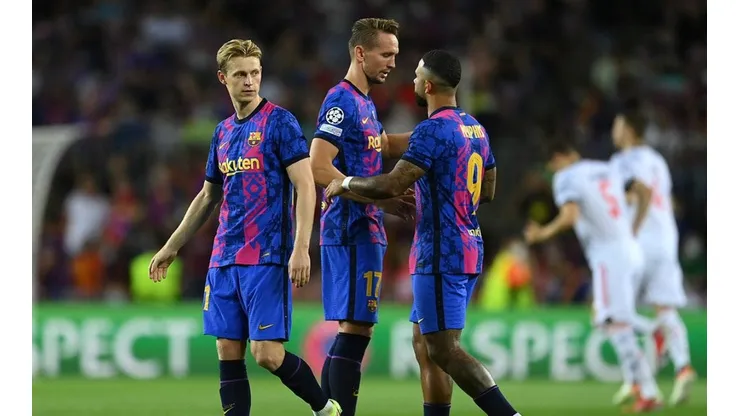 Barcelona luego del partido con Bayern.