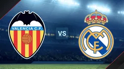Valencia vs. Real Madrid por La Liga de España.