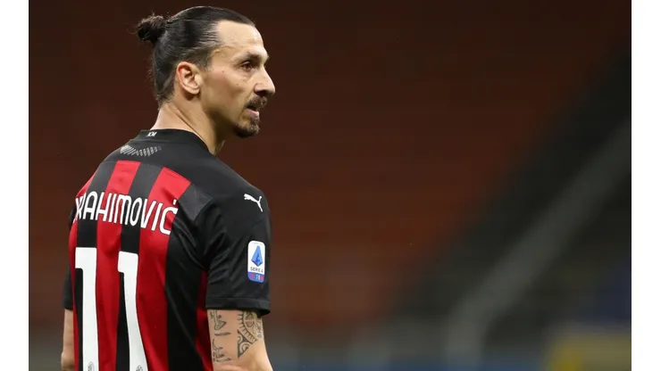 Zlatan Ibrahimovic, delantero del AC Milan.