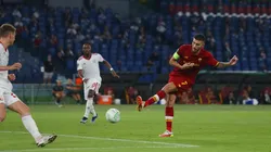 Lorenzo Pellegrini, autor de dos goles para Roma.