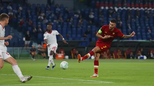 Lorenzo Pellegrini, autor de dos goles para Roma.