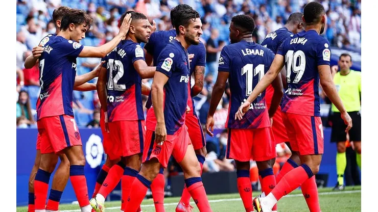 Festejo de Atlético de Madrid.