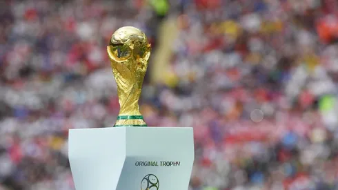 El trofeo de la Copa del Mundo de la FIFA.