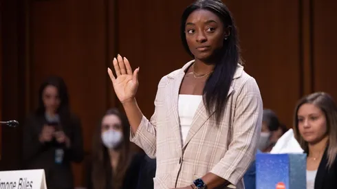 Biles ante el Senado de Estados Unidos