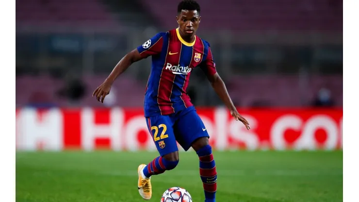 Ansu Fati, jugador del Barcelona.