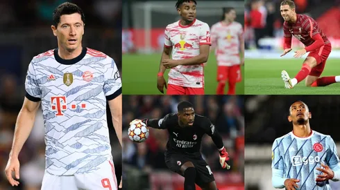 Algunas de las figuras de la primera jornada de la Champions League.