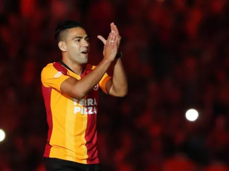 ¿Lo igualará Rayo? Así fue la presentación de Falcao en Galatasaray