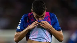 Pedri, frustrado tras la derrota 0-3 ante Bayern Múnich.