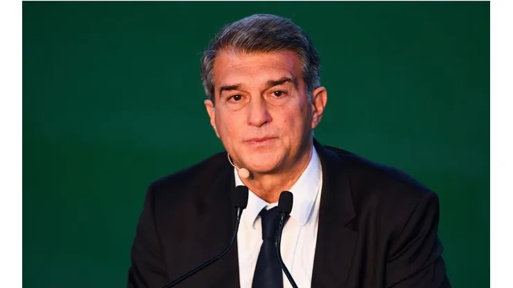 Joan Laporta, presidente de Barcelona, deja un mensaje a la afición.