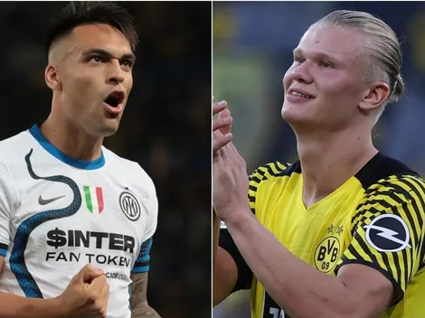 Lautaro Martínez y otros candidatos a reemplazar a Haaland en Dortmund