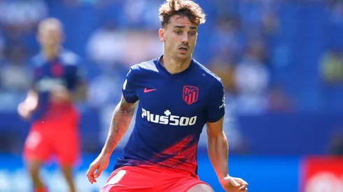 Antoine Griezmann en un encuentro con Atlético de Madrid.