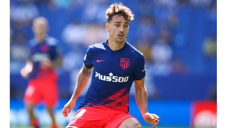 Antoine Griezmann en un encuentro con Atlético de Madrid.