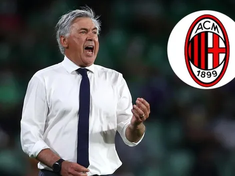 Carlo Ancelotti y una revelación que no le cae bien a los hinchas de Milan