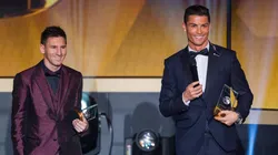 Lionel Messi y Cristiano Ronaldo en la gala del Balón de Oro.