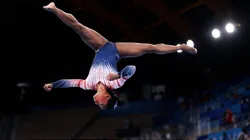 Simone Biles, en acción