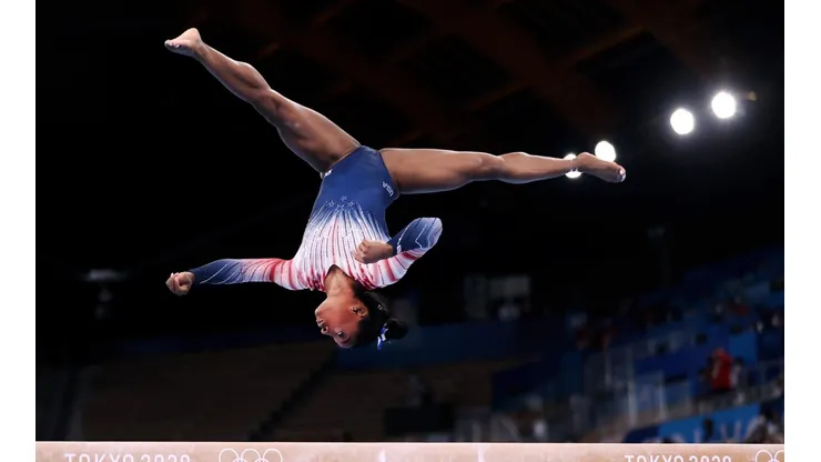 Simone Biles, en acción
