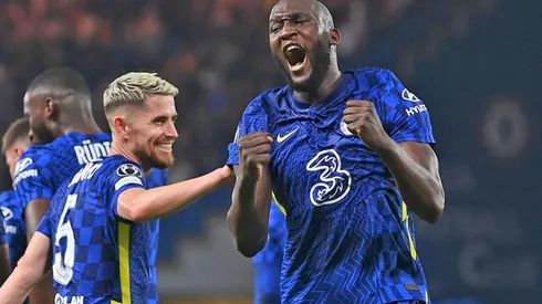 Festejo de gol de Chelsea sobre Zenit.