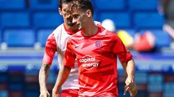 Antoine Griezmann en entrenamiento con Atlético de Madrid.