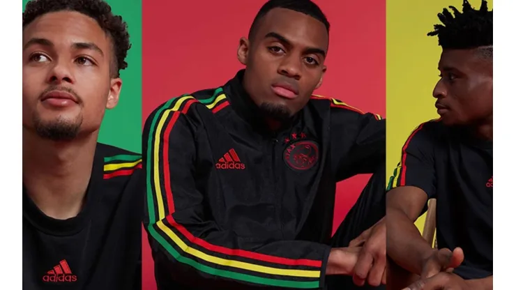 Indumentaria del Ajax inspirada en Bob Marley.