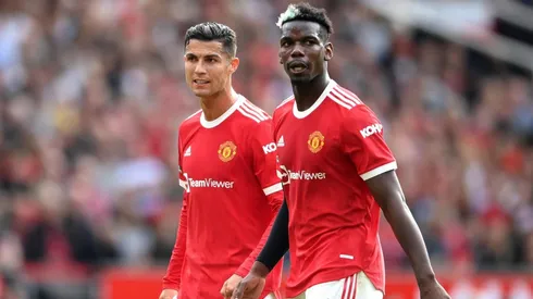 Paul Pogba junto a Cristiano Ronaldo.