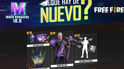 Agenda Semanal de Free Fire: lanzamiento de Moco Renacida