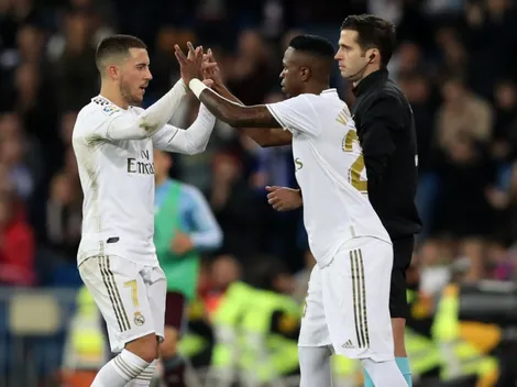 Vinícius se 'come' a Hazard