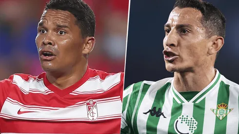 El Granada de Carlos Bacca recibe al Betis de Andrés Guardado por La Liga. (Fotos: Getty).