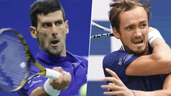 Novak Djokovic vs. Daniil Medvedev por el US Open (Foto: Getty Images).
