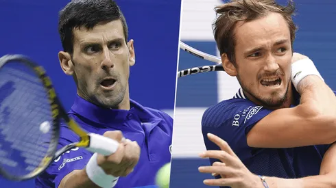 Novak Djokovic vs. Daniil Medvedev por el US Open (Foto: Getty Images).
