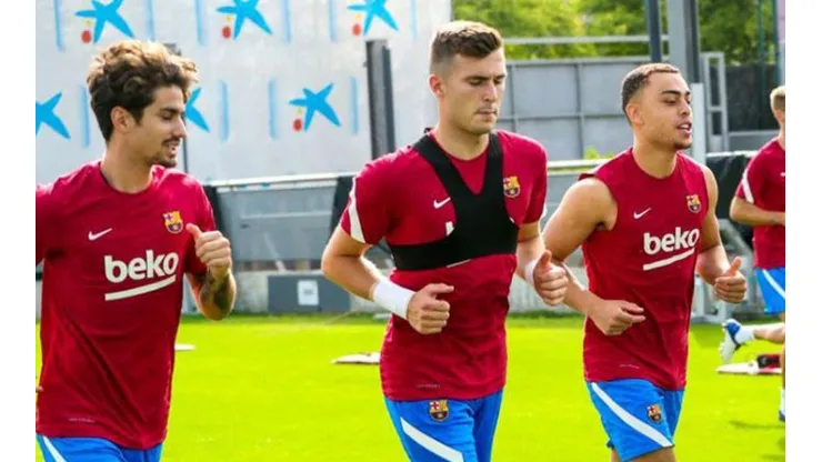 Entrenamiento de Barcelona.