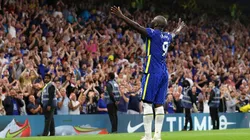 Romelu Lukaku en festejo de gol con Chelsea.