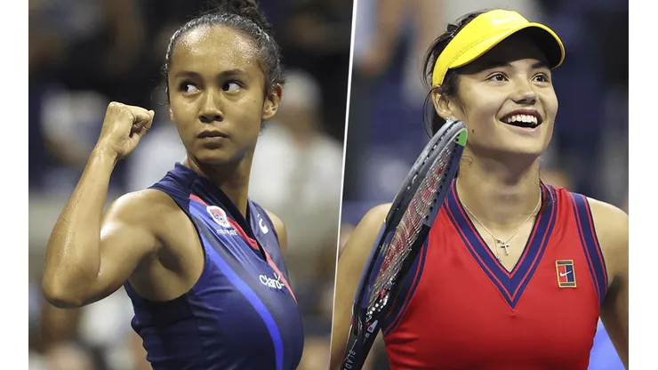 Leylah Fernández vs. Emma Raducanu por la final del US Open (Foto: Getty Images).