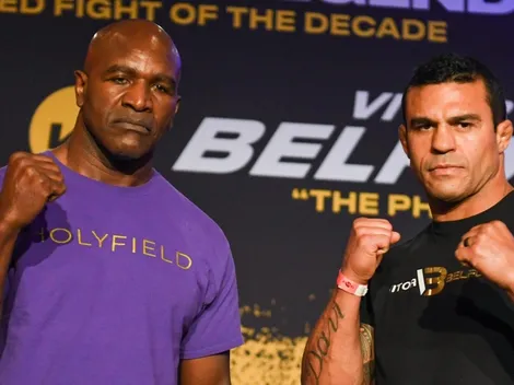 HOY | Evander Holyfield vs. Vitor Belfort EN VIVO ONLINE: Pronóstico, fecha, hora, streaming y canal de TV para ver EN DIRECTO el combate de leyendas