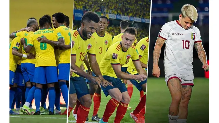 Líder, mitad y fondo de la tabla de Eliminatorias Conmebol.