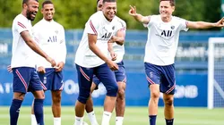 PSG en entrenamiento.